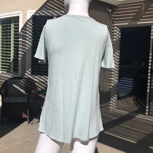 Socialite Grommet Lace-Up Tee XS - Picture 7 of 11